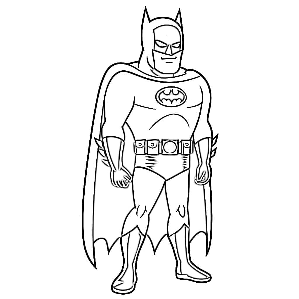 Desenho gratuito Batman #215814 da colecao Super-heróis e Supervilões para imprimir