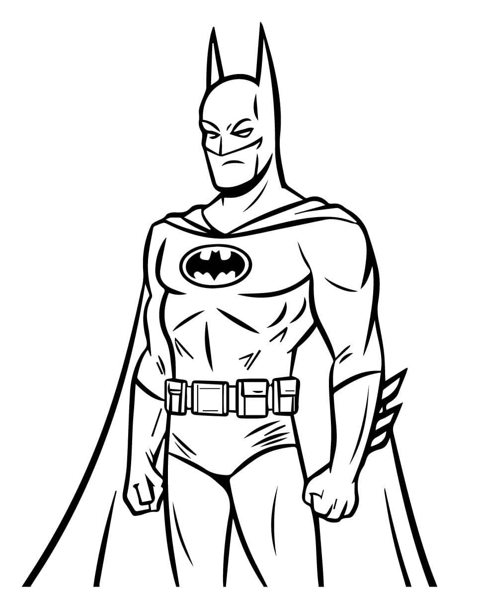 Desenho gratuito Batman #215816 da colecao Super-heróis e Supervilões para imprimir