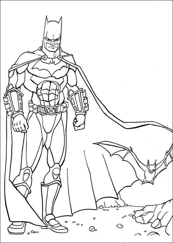 Desenho gratuito Batman #76861 da colecao Super-heróis e Supervilões para imprimir