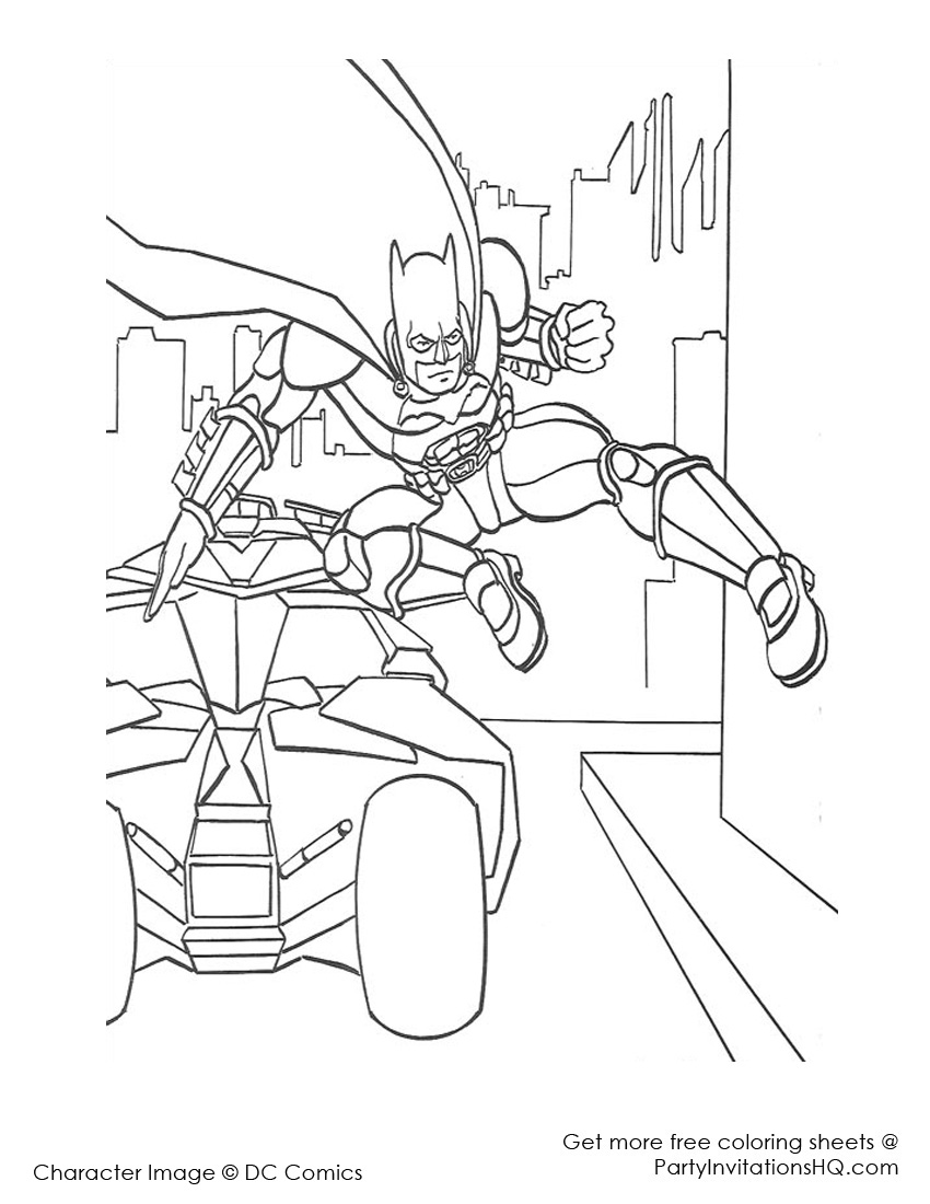Desenho gratuito Batman #76900 da colecao Super-heróis e Supervilões para imprimir