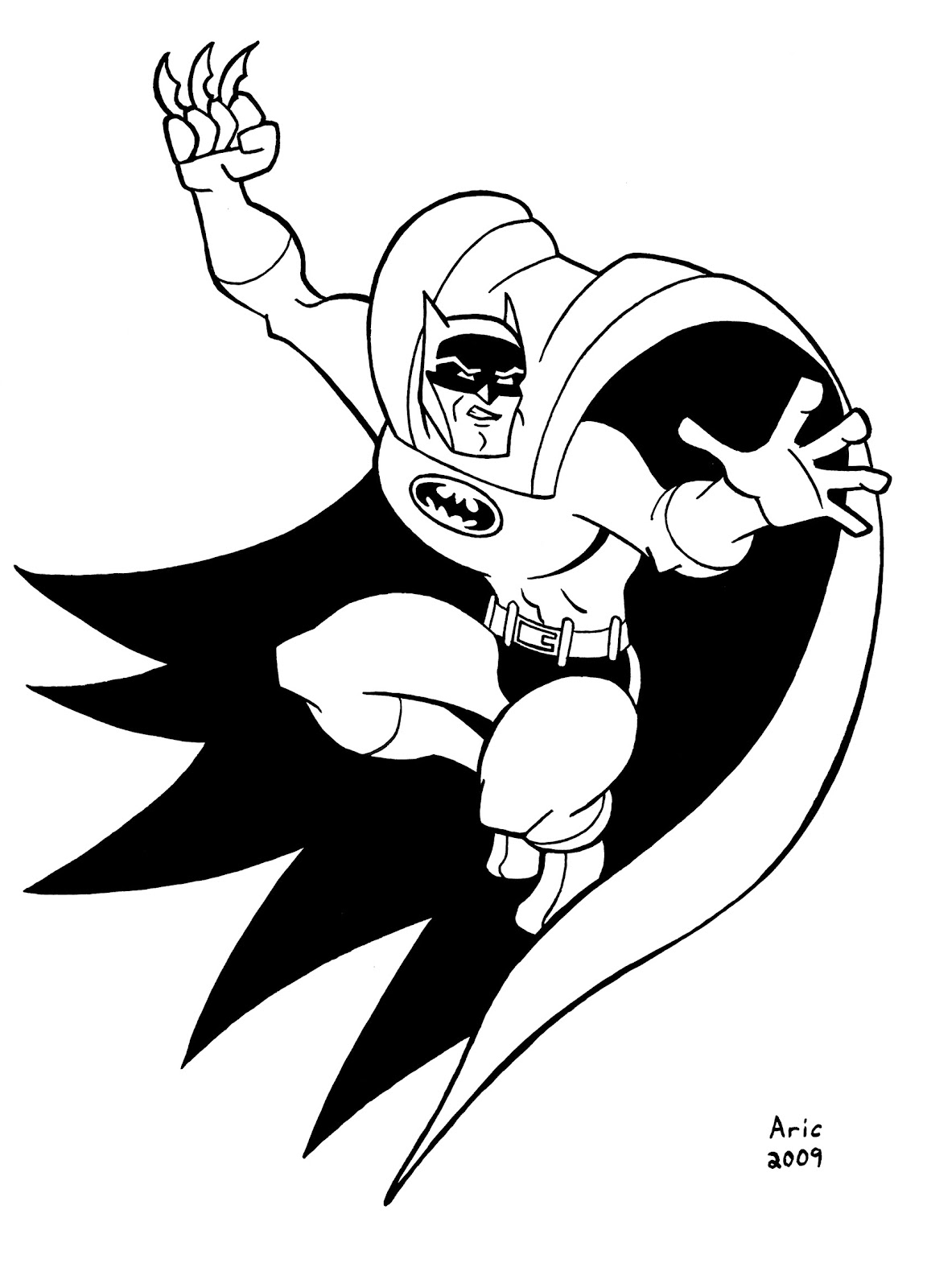 Desenho gratuito Batman #76954 da colecao Super-heróis e Supervilões para imprimir
