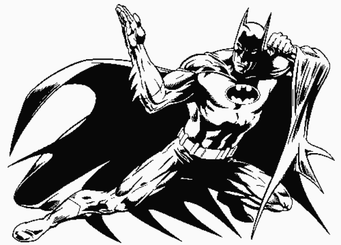 Desenho gratuito Batman #76975 da colecao Super-heróis e Supervilões para imprimir
