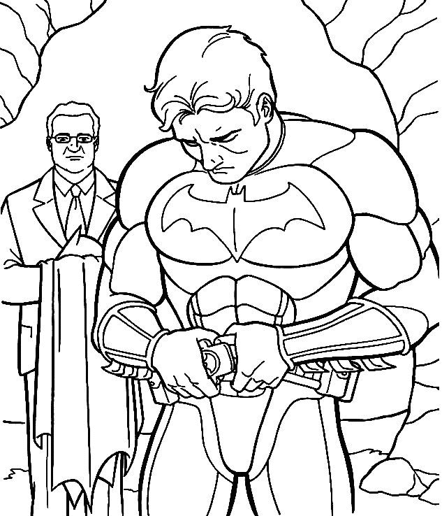 Desenho gratuito Batman #76983 da colecao Super-heróis e Supervilões para imprimir