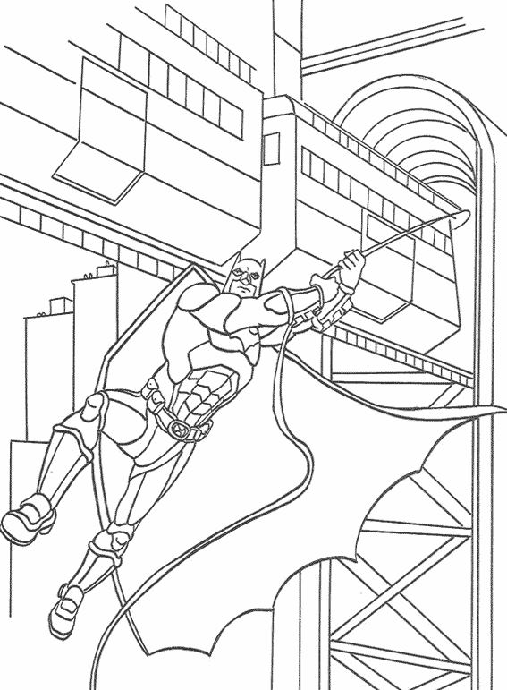 Desenho gratuito Batman #77132 da colecao Super-heróis e Supervilões para imprimir
