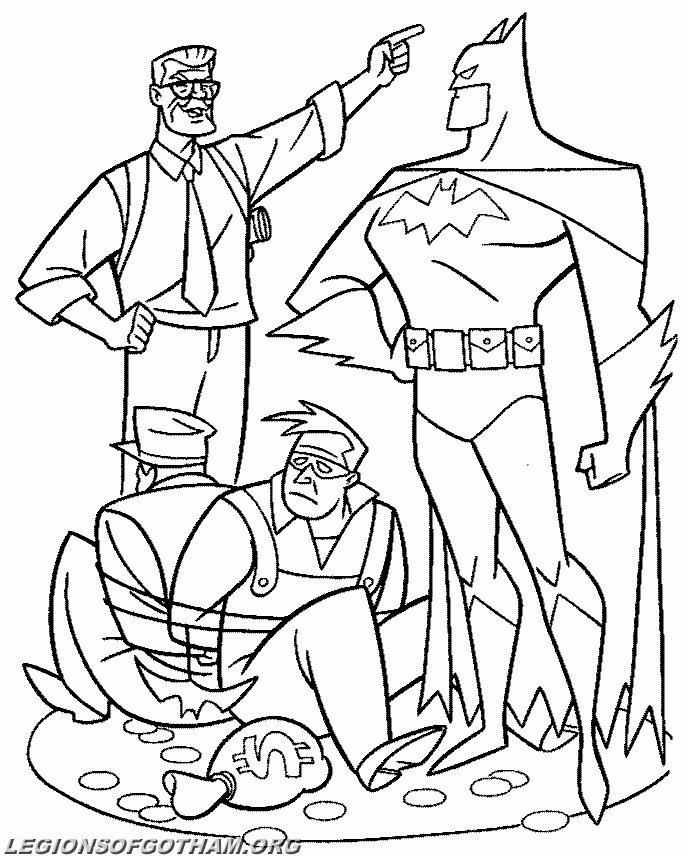 Desenho gratuito Batman #77178 da colecao Super-heróis e Supervilões para imprimir