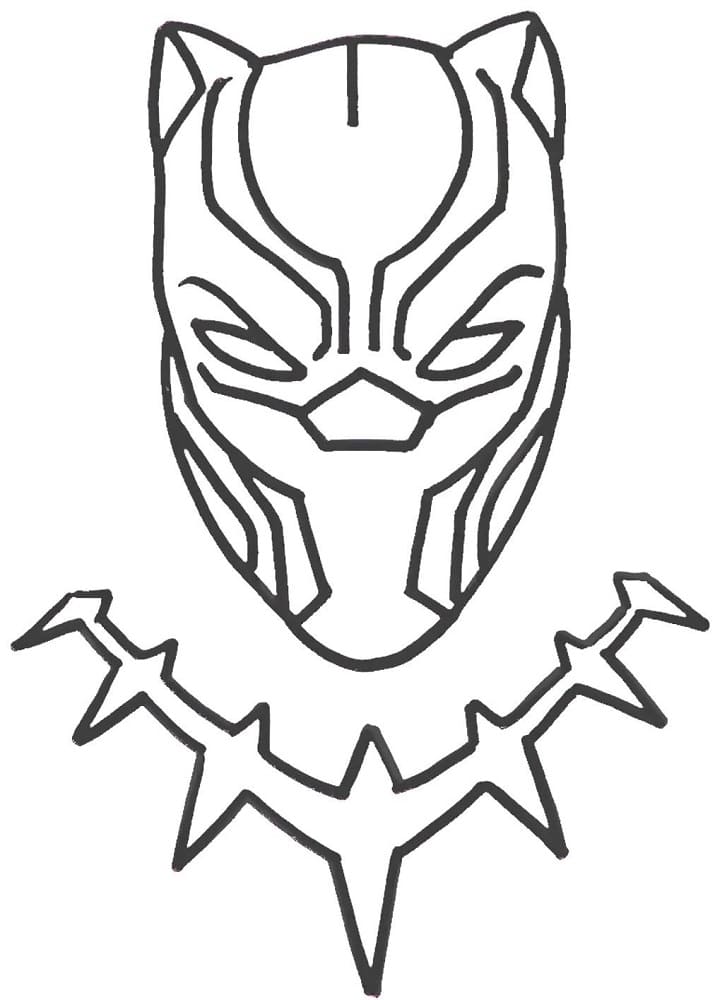 Desenho gratuito Black Panther #176297 da colecao Super-heróis e Supervilões para imprimir