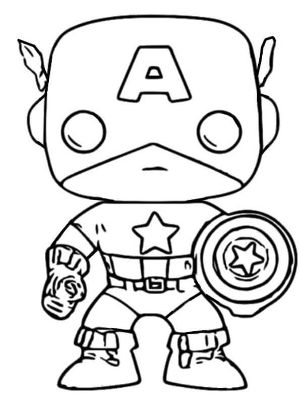 Desenho gratuito Capitão América #173014 da colecao Super-heróis e Supervilões para imprimir