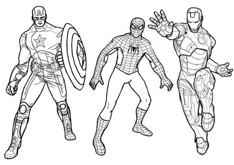 Desenho gratuito Capitão América #173016 da colecao Super-heróis e Supervilões para imprimir