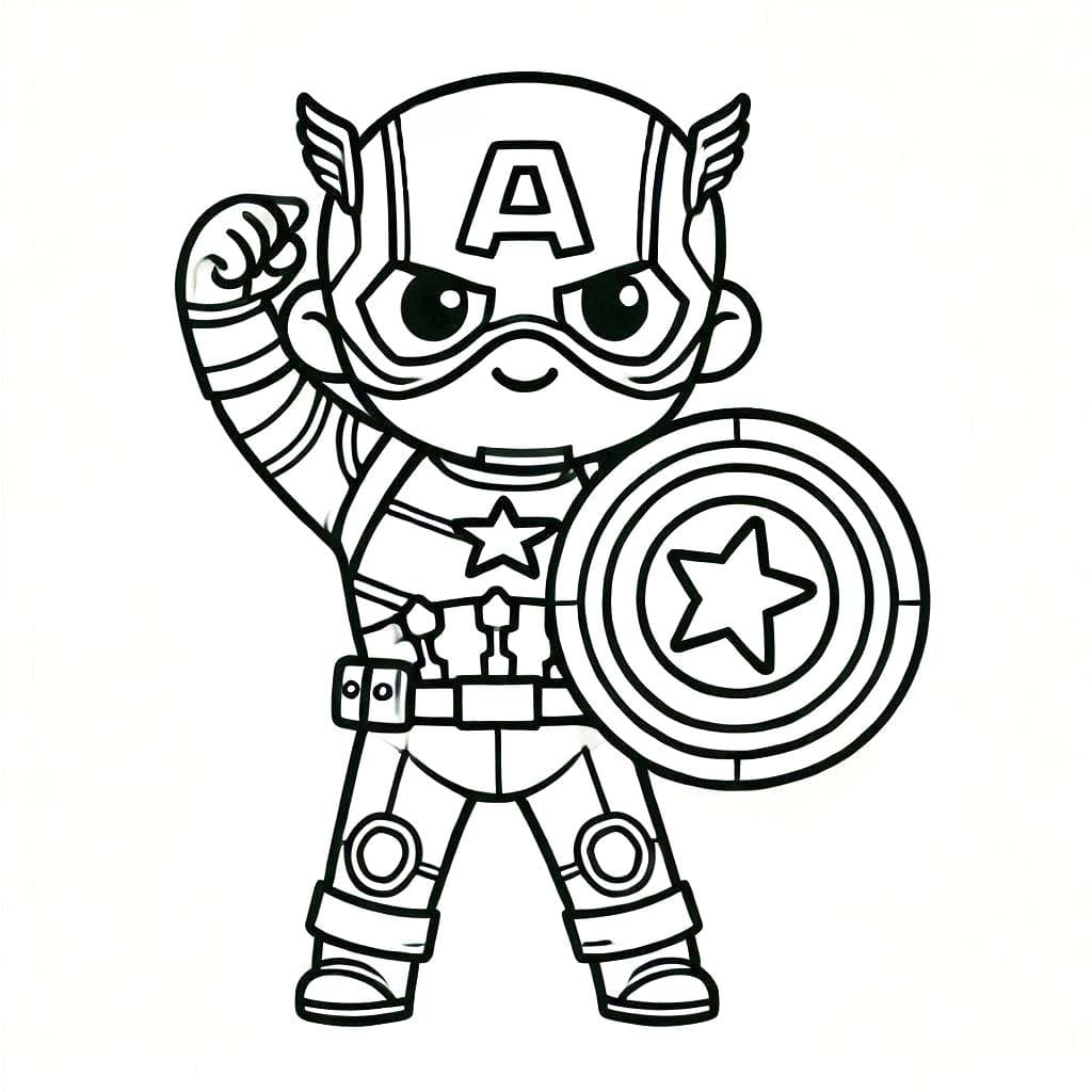Desenho gratuito Capitão América #218064 da colecao Super-heróis e Supervilões para imprimir Desenho gratuito Capitão América #218064 da colecao Super-heróis e Supervilões para imprimir