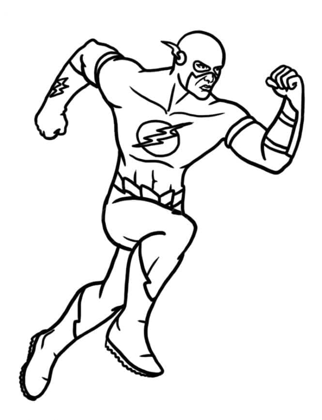 Desenho imprimível de Clarão #195602 para colorir, pertence à coleção Super-heróis e Supervilões
