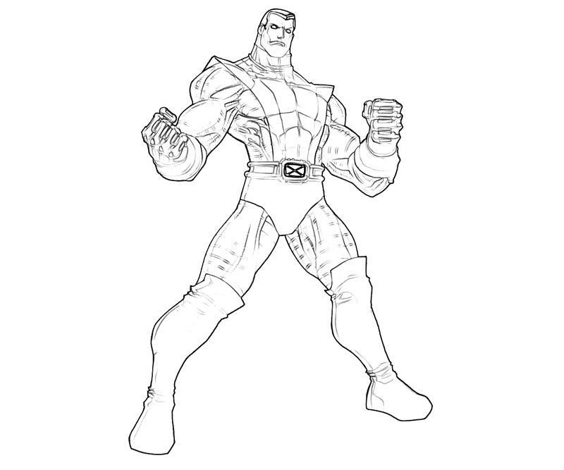 Desenho gratuito Colossus #82905 da colecao Super-heróis e Supervilões para imprimir