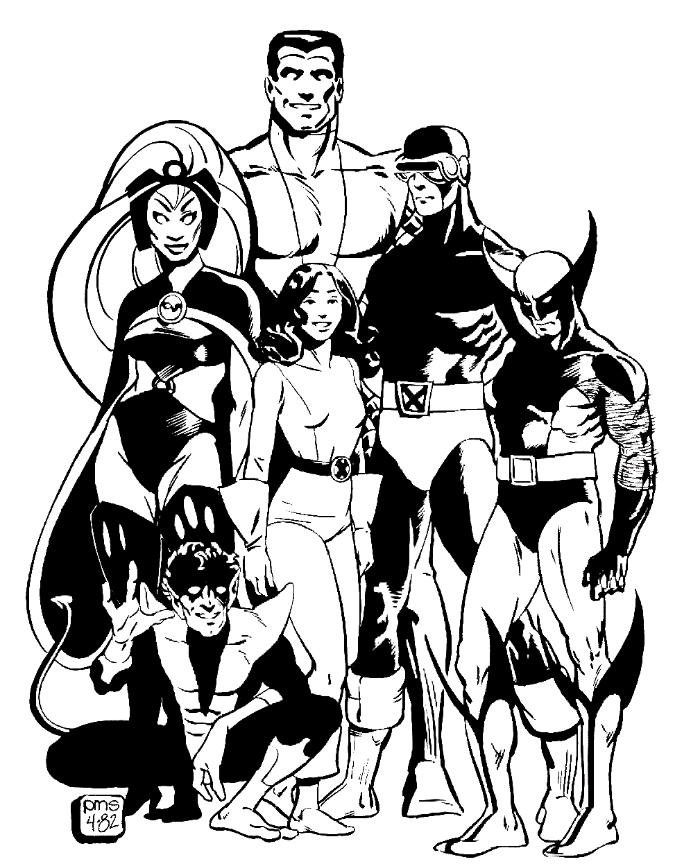 Desenho gratuito Colossus #82996 da colecao Super-heróis e Supervilões para imprimir