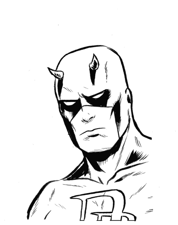 Desenho gratuito Daredevil #78218 da colecao Super-heróis e Supervilões para imprimir