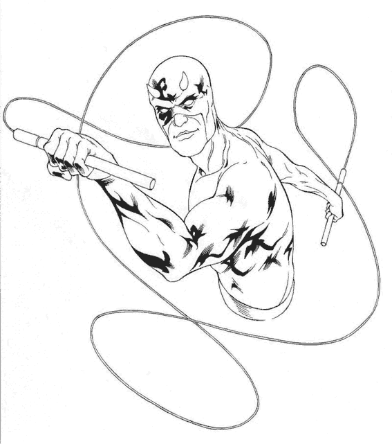 Desenho gratuito Daredevil #78221 da colecao Super-heróis e Supervilões para imprimir