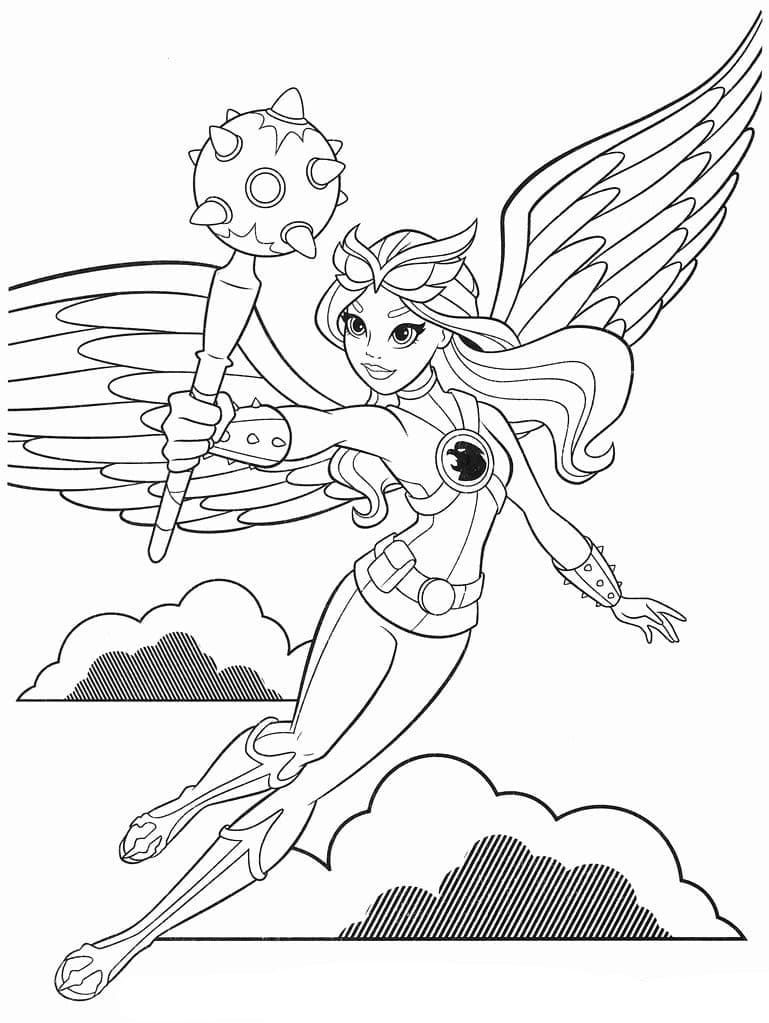 Página para colorir de DC Super Hero Girls #199476 pertencente à coleção Super-heróis e Supervilões