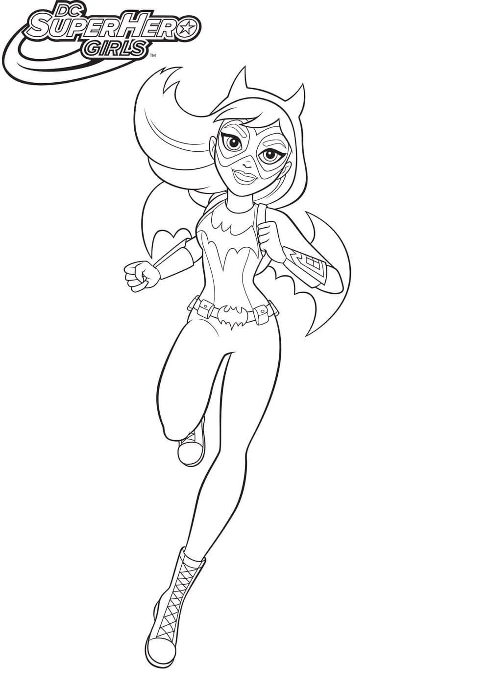 Desenho gratuito DC Super Hero Girls #199481 da colecao Super-heróis e Supervilões para imprimir