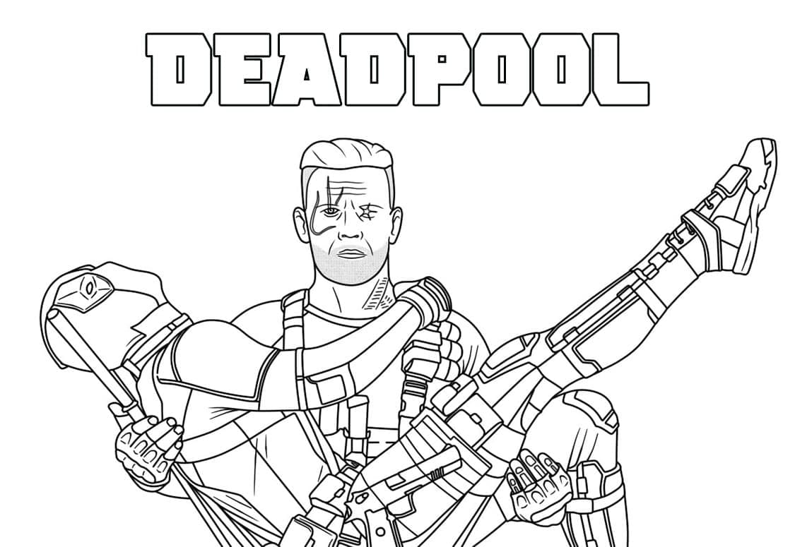Desenho gratuito Deadpool #197716 da colecao Super-heróis e Supervilões para imprimir