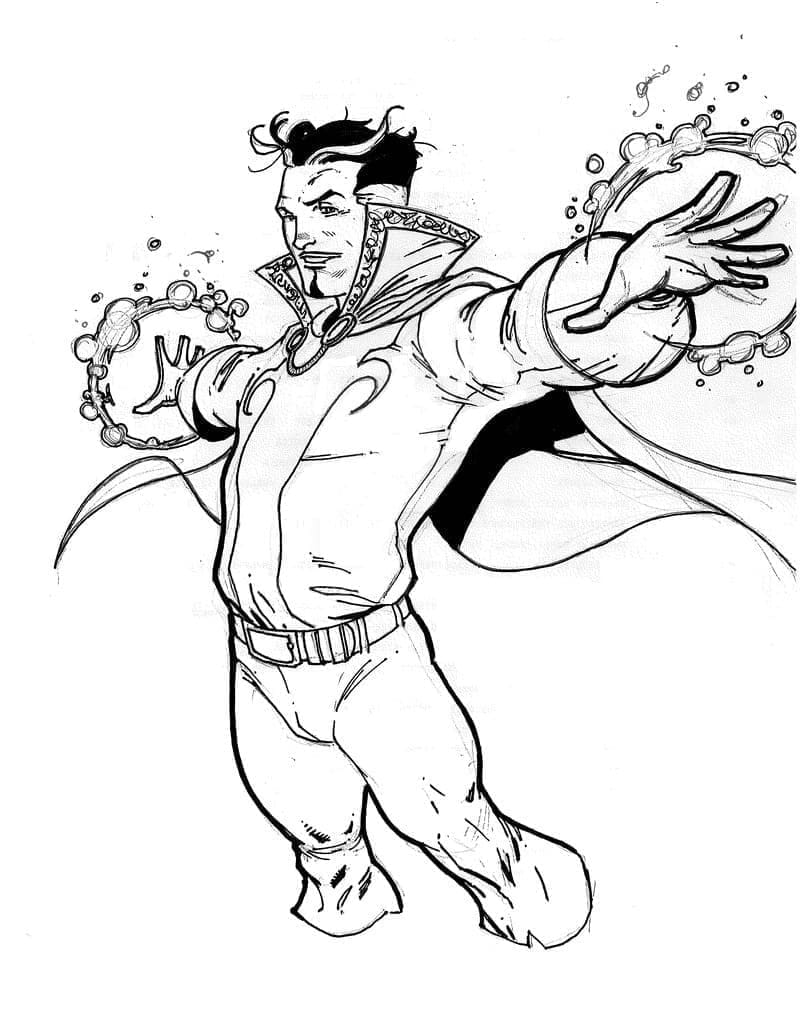 Imagem para colorir de Doctor Strange #211421 da nossa coleção Super-heróis e Supervilões, fácil de imprimir Imagem para colorir de Doctor Strange #211421 da nossa coleção Super-heróis e Supervilões, fácil de imprimir