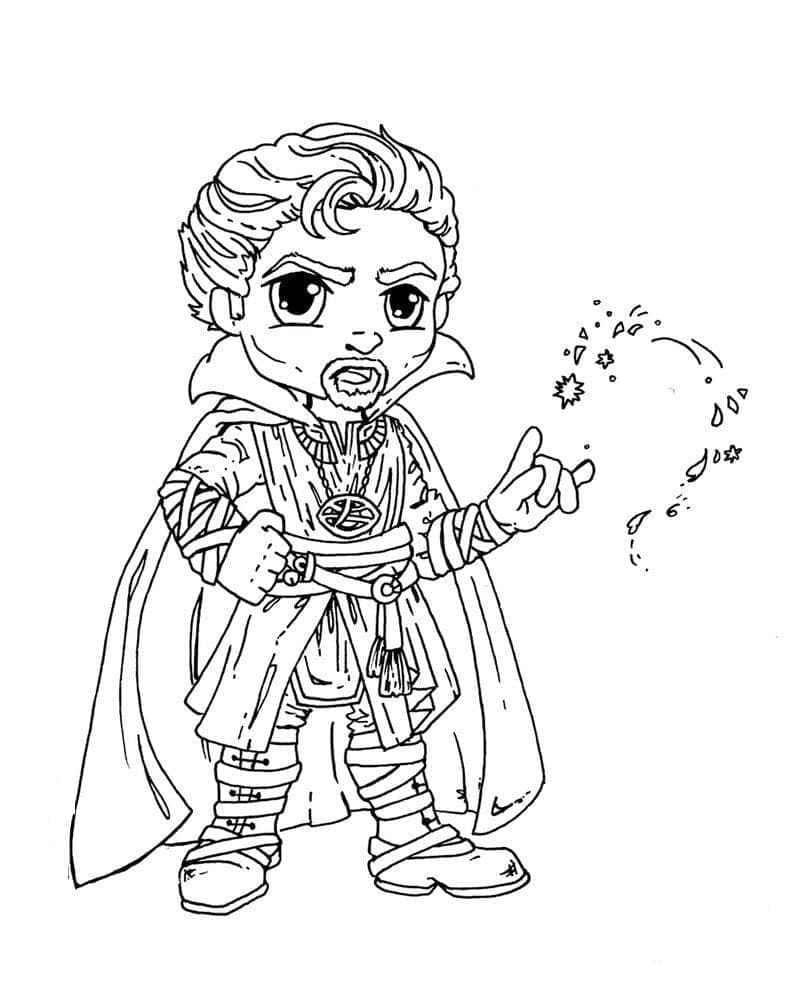 Desenho gratuito Doctor Strange #211423 da colecao Super-heróis e Supervilões para imprimir