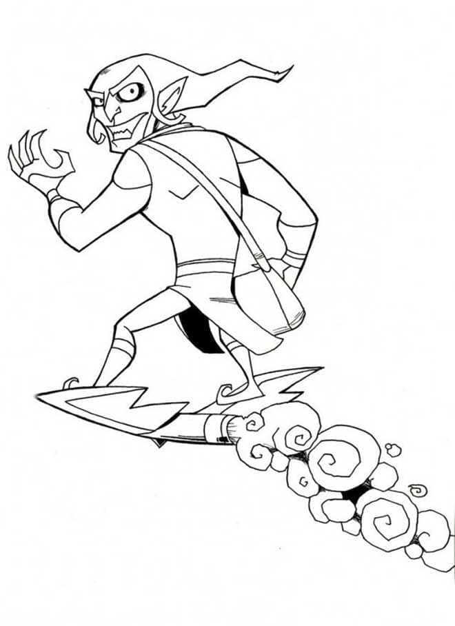 Desenho gratuito Duende Verde #214047 da colecao Super-heróis e Supervilões para imprimir