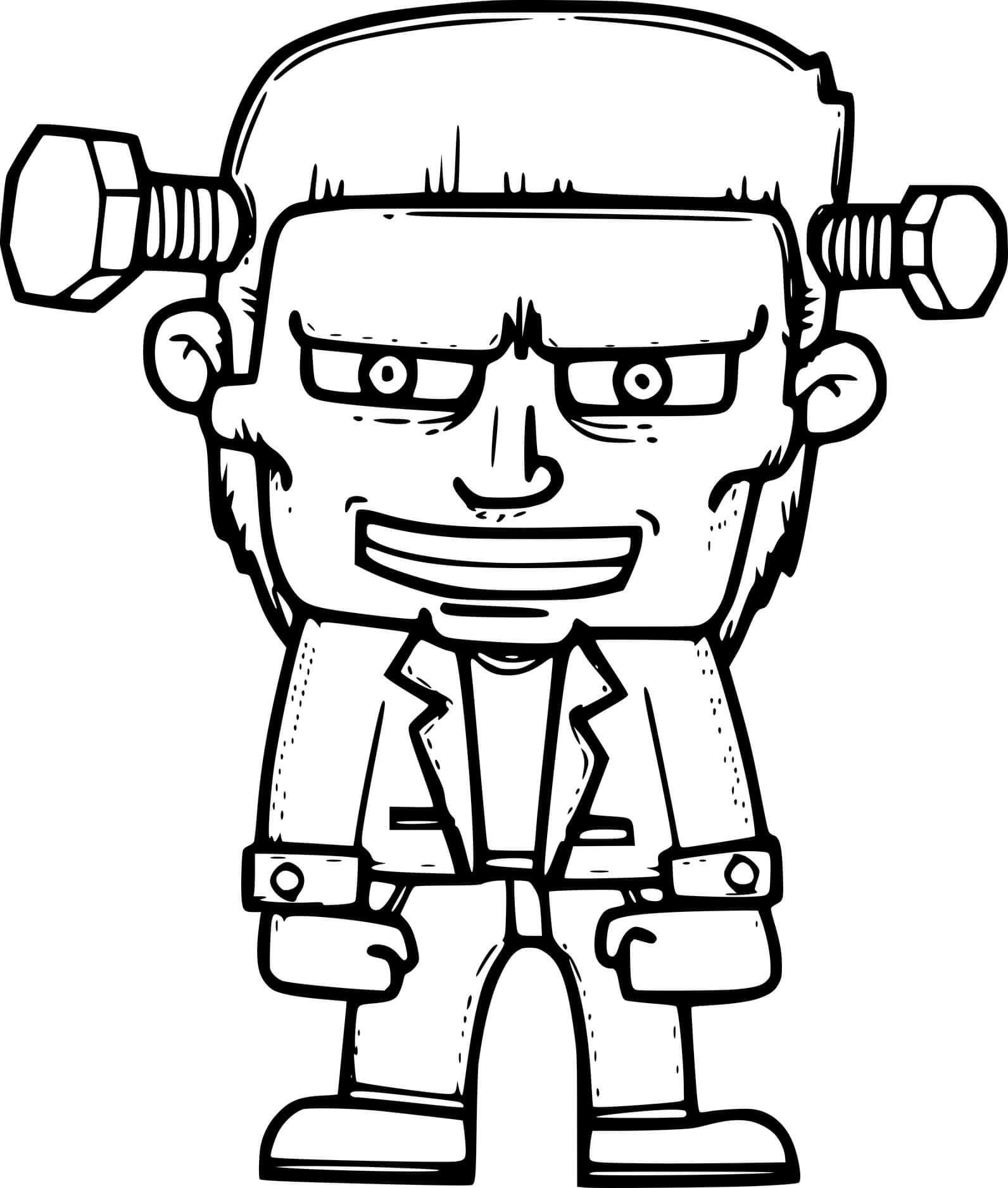 Desenho gratuito Frankenstein #198934 da colecao Super-heróis e Supervilões para imprimir