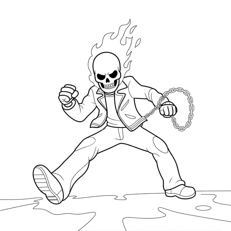 Desenho gratuito Ghost Rider #221934 da colecao Super-heróis e Supervilões para imprimir Desenho gratuito Ghost Rider #221934 da colecao Super-heróis e Supervilões para imprimir