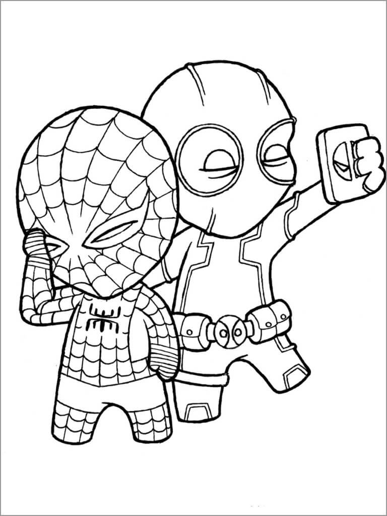 Desenho de Homem-Aranha #176629 para colorir, da coleção Super-heróis e Supervilões, imprimível grátis