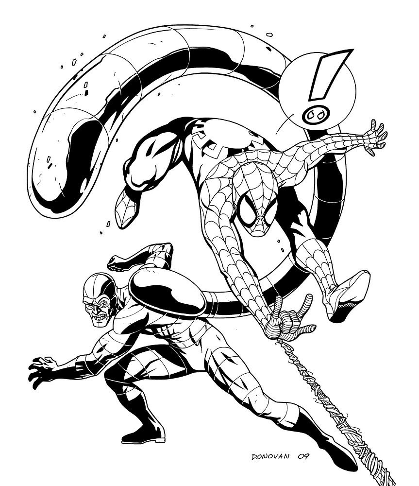 Desenho gratuito Homem-Aranha #78761 da colecao Super-heróis e Supervilões para imprimir