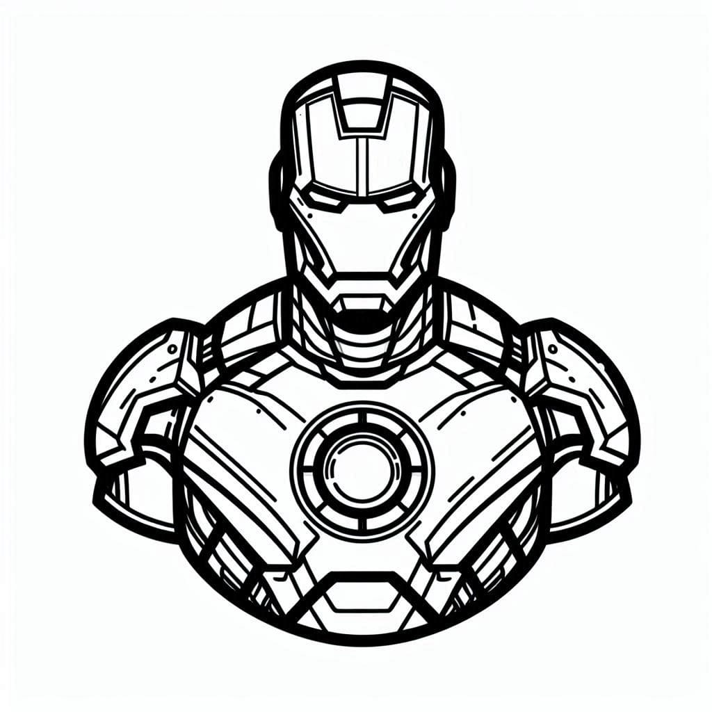 Desenho gratuito Homem de Ferro #220028 da colecao Super-heróis e Supervilões para imprimir