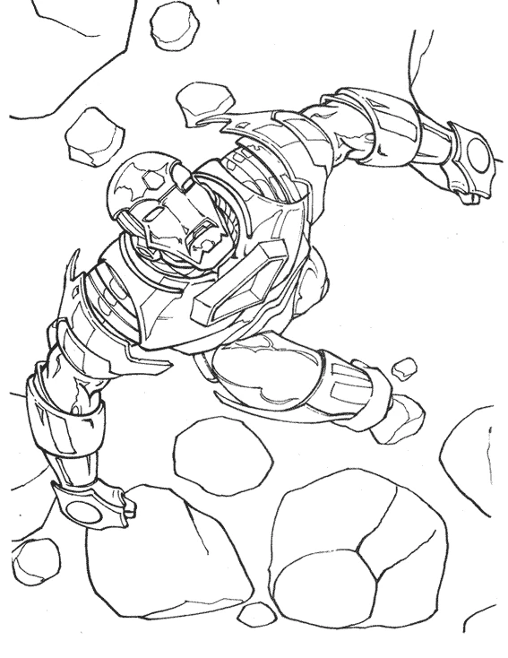 Desenho para colorir Homem de Ferro #80624 da coleção Super-heróis e Supervilões, pronto para imprimir