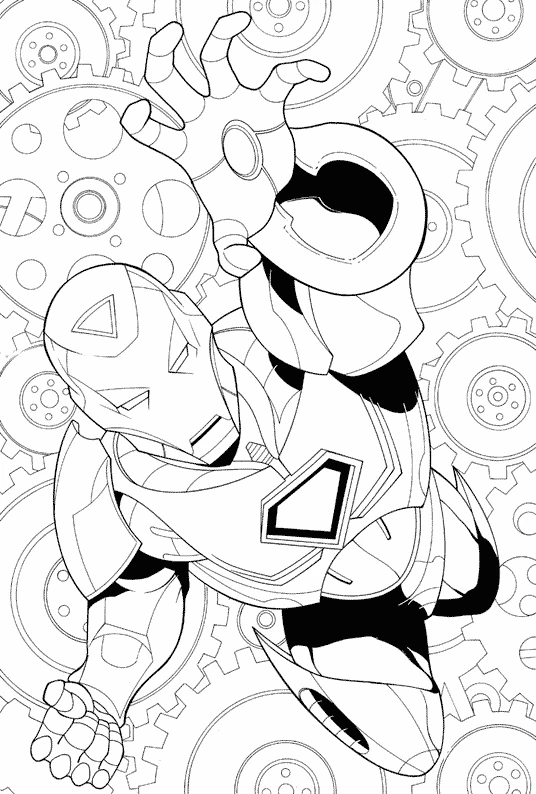 Desenho gratuito Homem de Ferro #80662 da colecao Super-heróis e Supervilões para imprimir