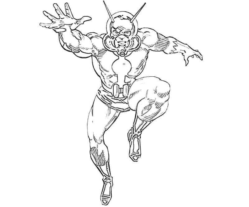 Desenho gratuito Homem-Formiga #206496 da colecao Super-heróis e Supervilões para imprimir