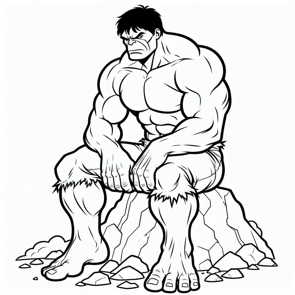 Desenho gratuito Hulk #218106 da colecao Super-heróis e Supervilões para imprimir