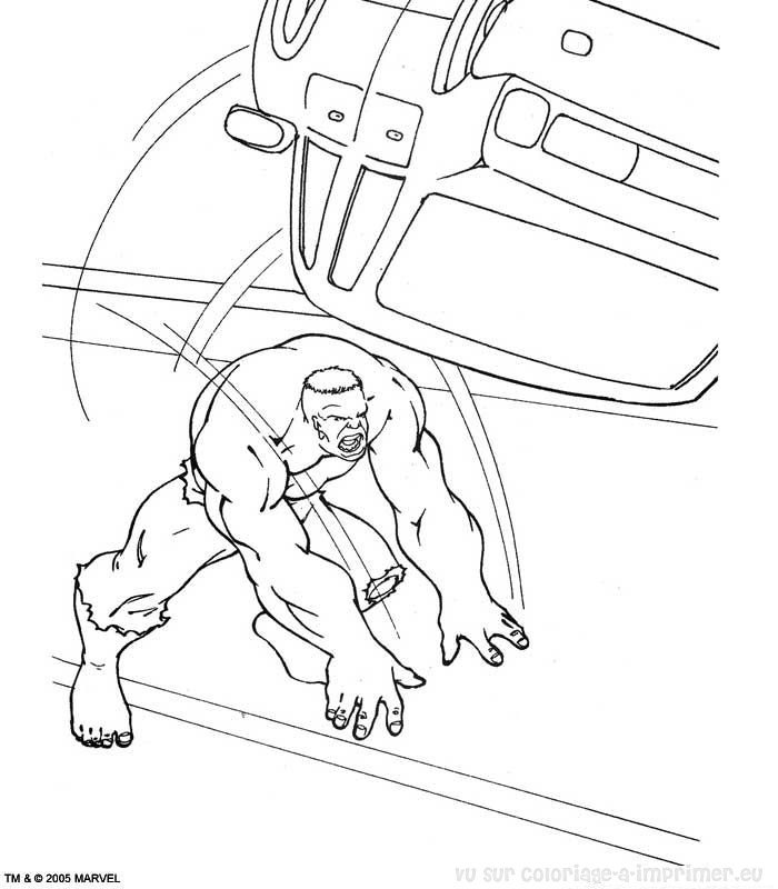 Desenho gratuito Hulk #79027 da colecao Super-heróis e Supervilões para imprimir