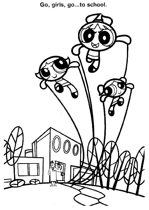 Imagem para colorir de Meninas Superpoderosas #39406 da nossa coleção Super-heróis e Supervilões, fácil de imprimir