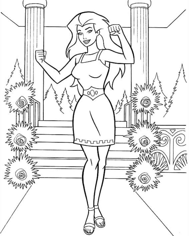 Desenho gratuito Mulher Maravilha #196920 da colecao Super-heróis e Supervilões para imprimir