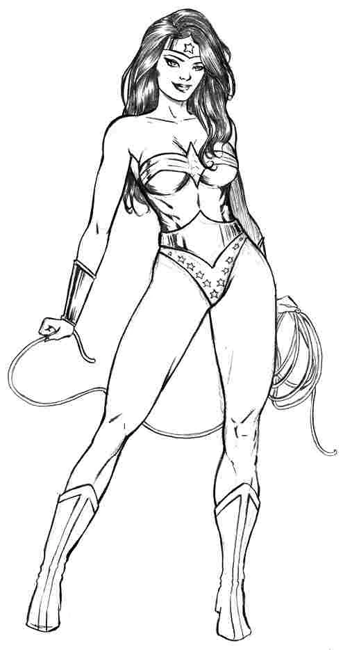 Atividade criativa: desenho de Mulher Maravilha #74679 para colorir da coleção Super-heróis e Supervilões Atividade criativa: desenho de Mulher Maravilha #74679 para colorir da coleção Super-heróis e Supervilões