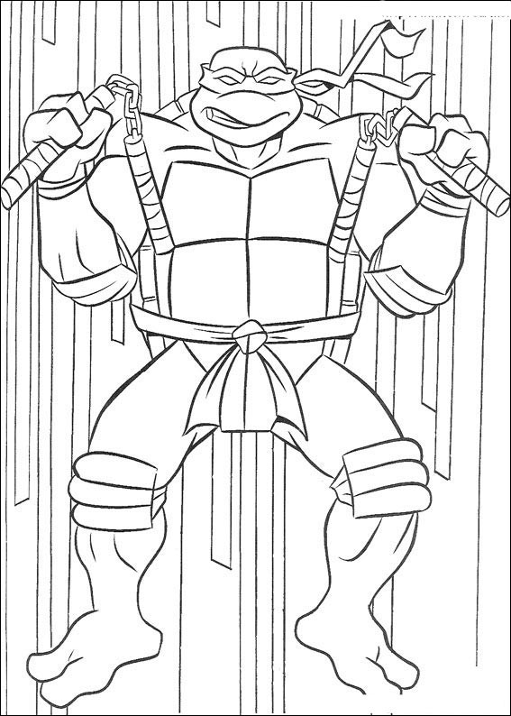 Desenho gratuito Ninja Turtles #75442 da colecao Super-heróis e Supervilões para imprimir