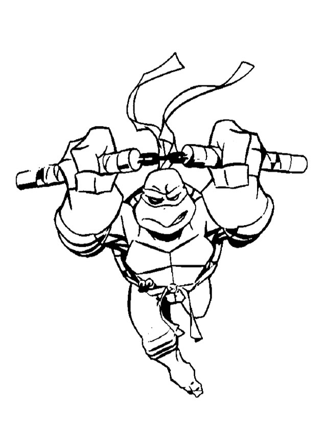 Desenho gratuito Ninja Turtles #75525 da colecao Super-heróis e Supervilões para imprimir