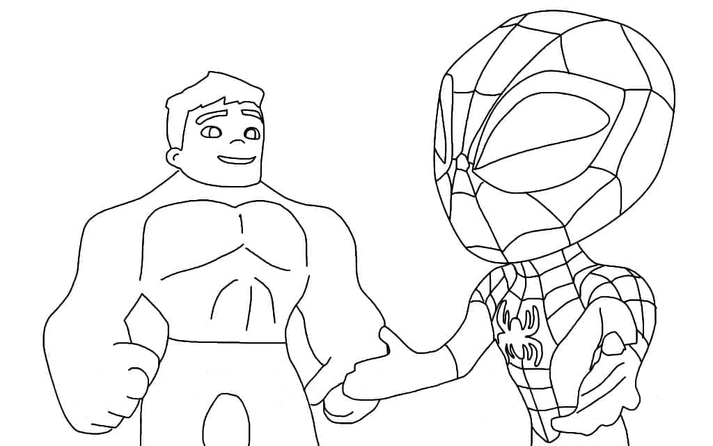 Ilustração de Spidey e His Amazing Friends #211261 para colorir, parte da coleção Super-heróis e Supervilões Ilustração de Spidey e His Amazing Friends #211261 para colorir, parte da coleção Super-heróis e Supervilões