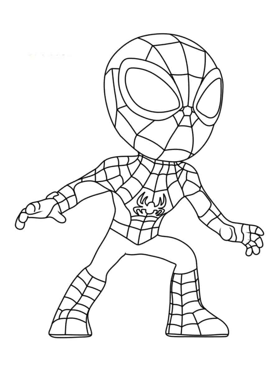 Desenho grátis de Spidey e His Amazing Friends #211266 para crianças e adultos, coleção Super-heróis e Supervilões
