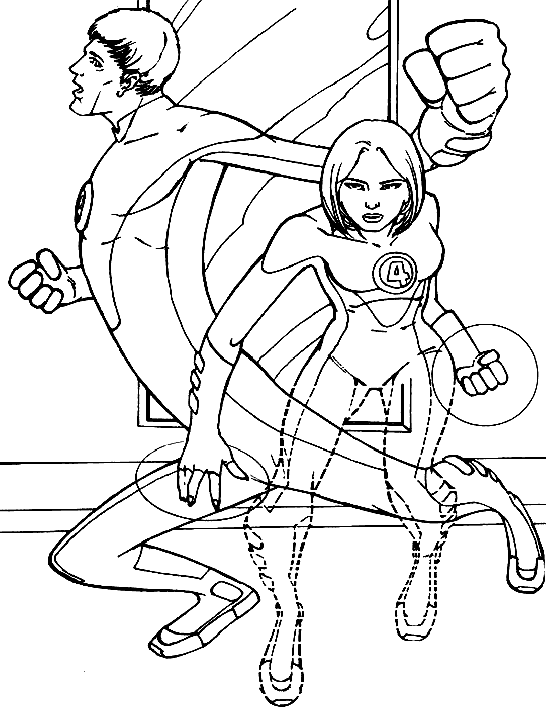 Desenho gratuito Sr. Fantástico #84815 da colecao Super-heróis e Supervilões para imprimir