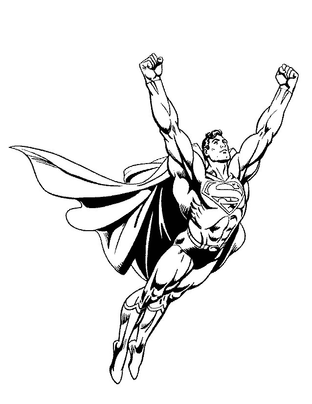 Desenho gratuito Super-Heróis DC Comics #80403 da colecao Super-heróis e Supervilões para imprimir