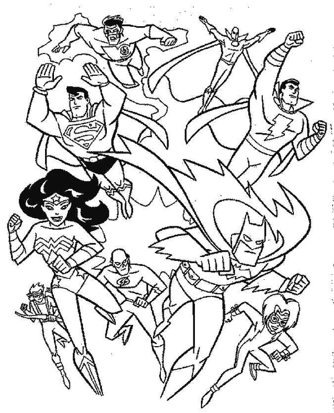 Página para colorir: Super-Heróis Marvel (Super-heróis e Supervilões) #79749 - Páginas para Colorir Imprimíveis Gratuitamente