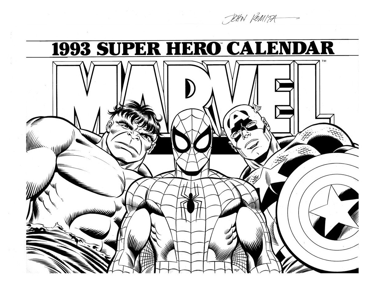 Página para colorir: Super-Heróis Marvel (Super-heróis e Supervilões) #79937 - Páginas para Colorir Imprimíveis Gratuitamente