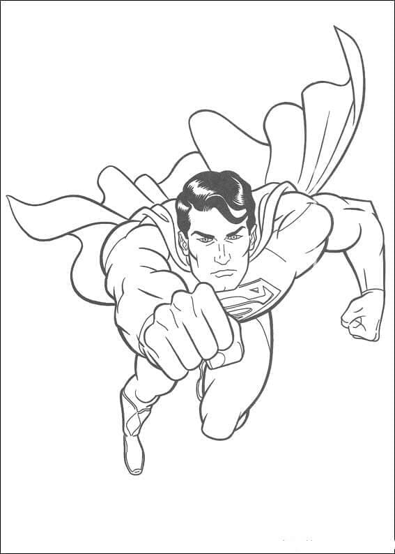 Desenho gratuito Superman #189559 da colecao Super-heróis e Supervilões para imprimir