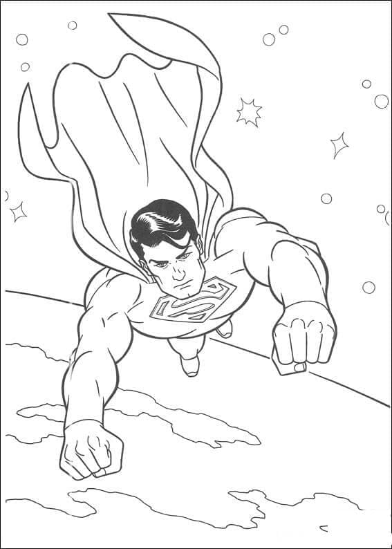 Desenho gratuito Superman #189567 da colecao Super-heróis e Supervilões para imprimir
