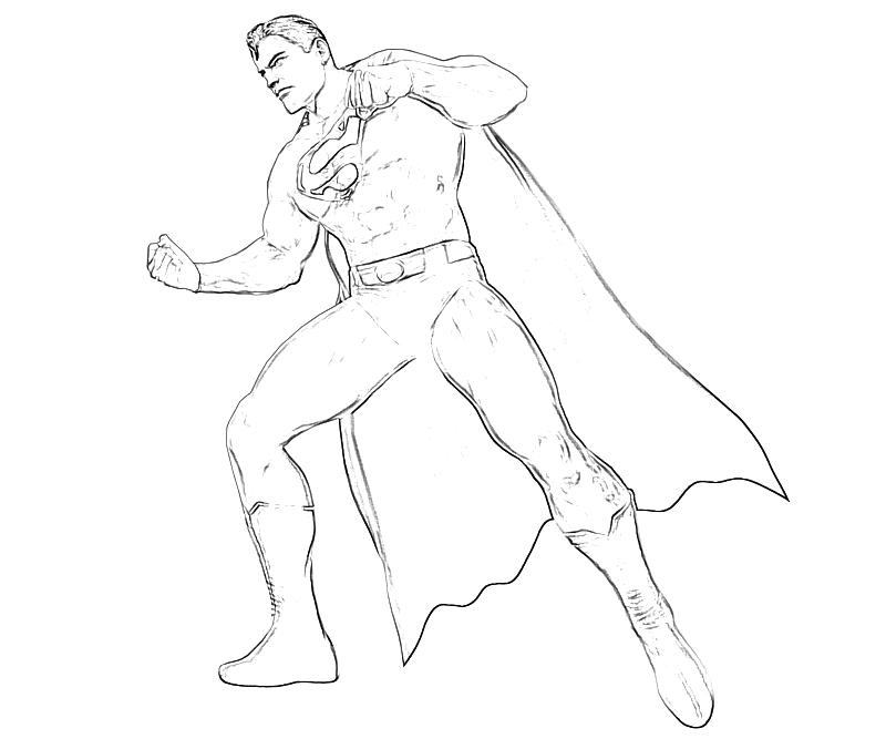 Desenho gratuito Superman #83731 da colecao Super-heróis e Supervilões para imprimir