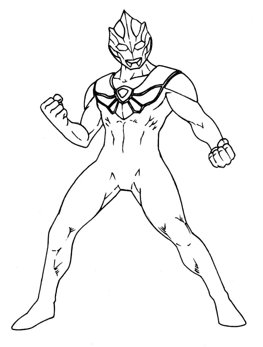 Desenho gratuito Ultraman #205701 da colecao Super-heróis e Supervilões para imprimir