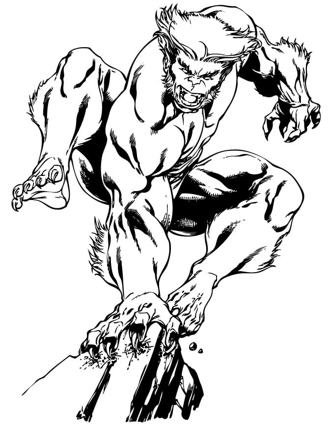 Desenho gratuito X-Men #199896 da colecao Super-heróis e Supervilões para imprimir